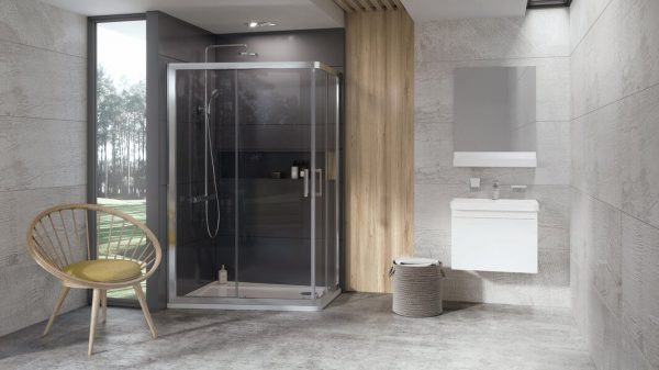 Cădiță de duș Gigant Pro 10°, 100x80, varianta de dreapta, Ravak