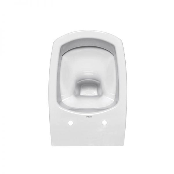Vas WC compact cu evacuare verticala, alb, Carina