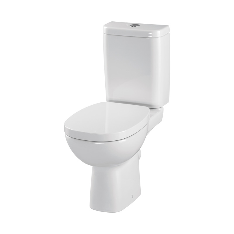 Set vas WC Cersanit, Facile, stativ, rezervor si capac inclus | FANBAIE - cazi de baie si mobilier