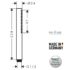Dimensiuni para de dus Hansgrohe Pulsify S 98x24 mm schema tehnica