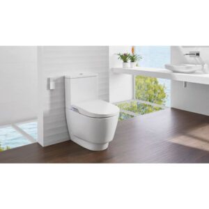 vas wc pe pardoseala Gala Innova rimless in baie moderna